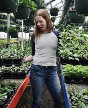 <p>Chelsea takes care of all aspects of our annuals, vegetables, and herbs which includes watering, fertilizing, and pest control management. She readily admits that she is obsessed with plants, loves watching them grow. She has one of the best work ethics, and she loves driving the skidsteer. She is always delighted when she sees customers taking pleasure in the beauty and uniqueness of Willow’s plants. If you have any questions about produce, she is the expert on that.</p>
<p><strong>Fun Fact: She has three degrees from Wayne State.</strong></p>